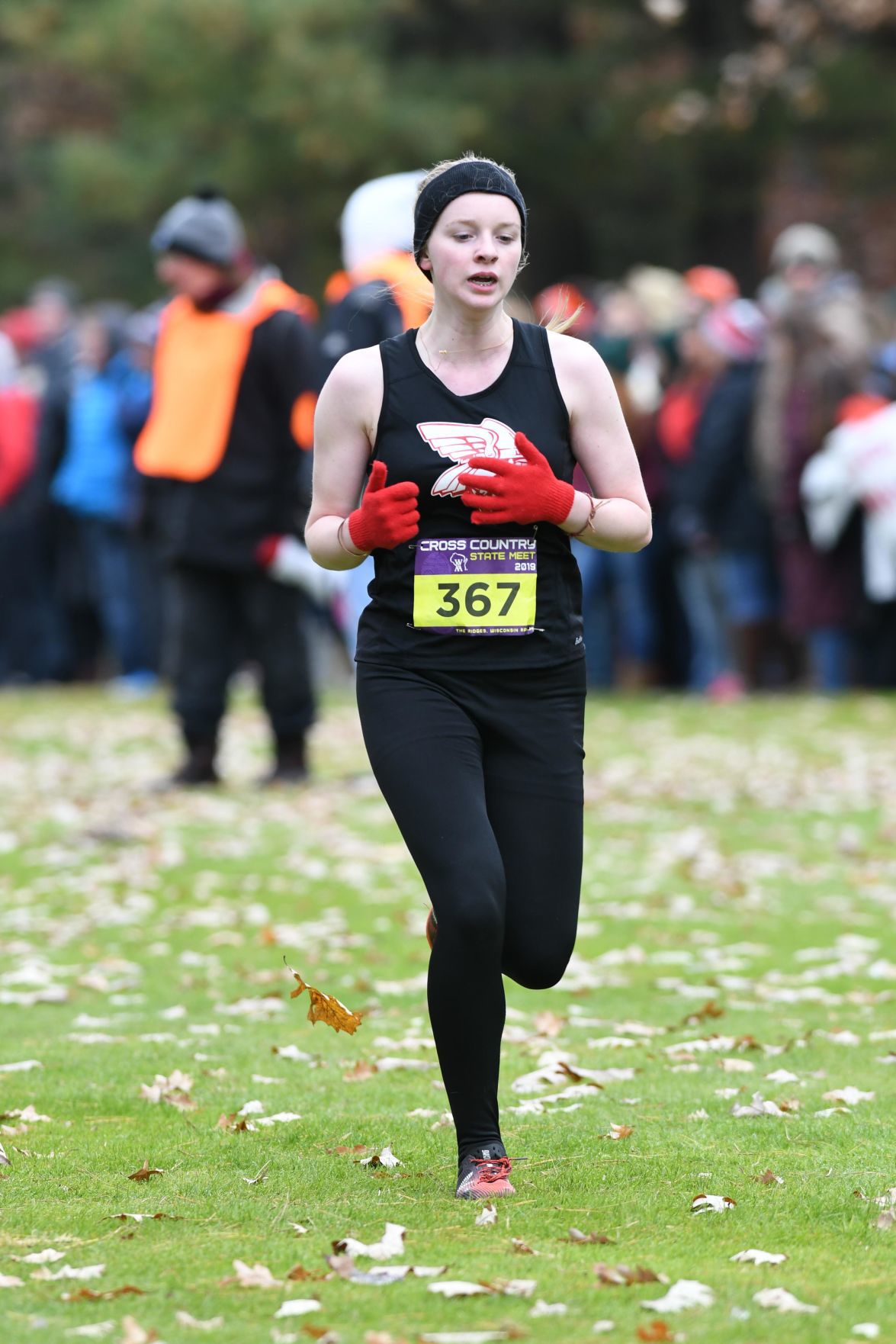 WIAA state cross country photo: Emma Van Orsdel, Mount Horeb